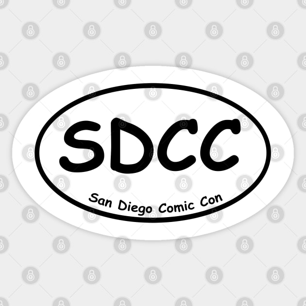 SDCC National Parks Style Sticker by somekindofguru